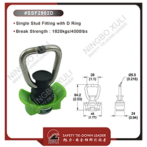 Single Stud Fitting with D Ring