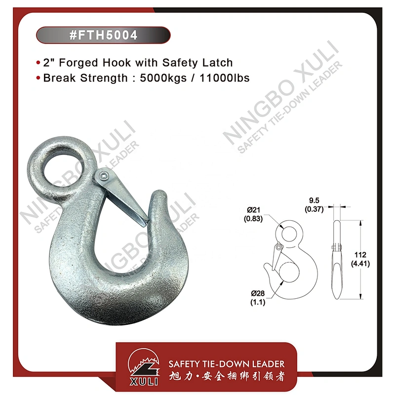 Forged Hook with Safety Latch