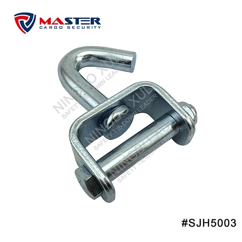 50mmx5000kgs Swivel J Hook with Bolt & Nut for Cargo Lashing