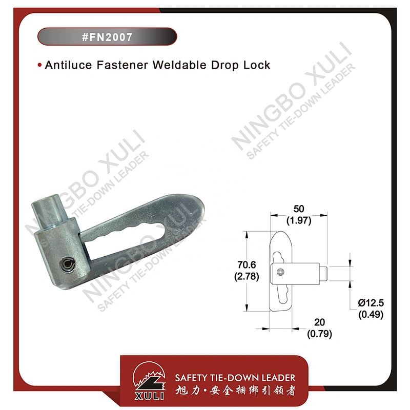 Antiluce Fastener Weldable Drop Lock