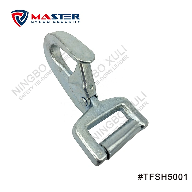 50mmx5000kgs Forged Twisted Hook with Latch for Cargo Lashing
