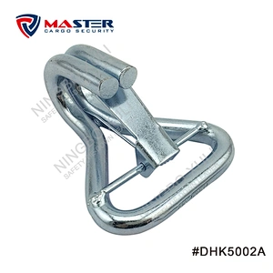 50mmx2500kgs Double J Hook with Keeper for Cargo Lashing