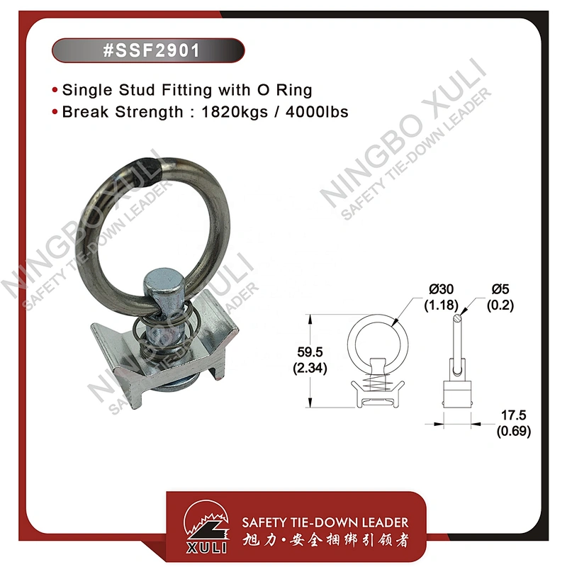 Single Stud Fitting with O Ring