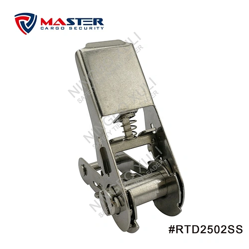 25mmx800kgs Stainless Steel Ratchet Buckle Standard Handle for Cargo Lashing