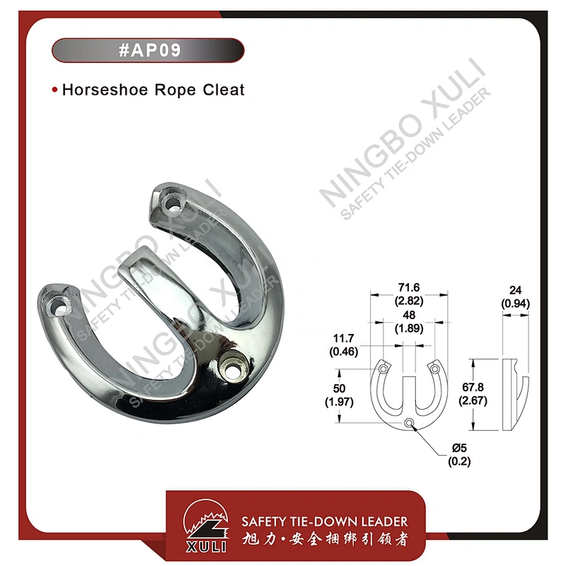 Horseshoe Rope Cleat