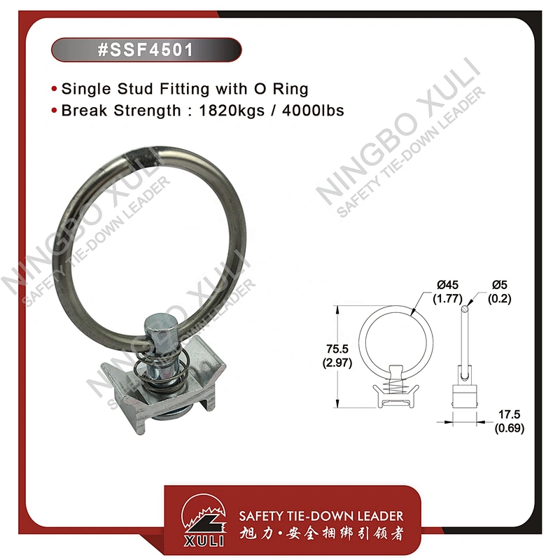 Single Stud Fitting with O Ring