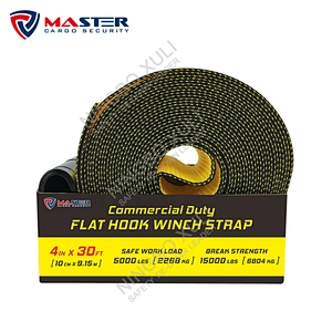 Xuli Winch Strap with Flat Hook