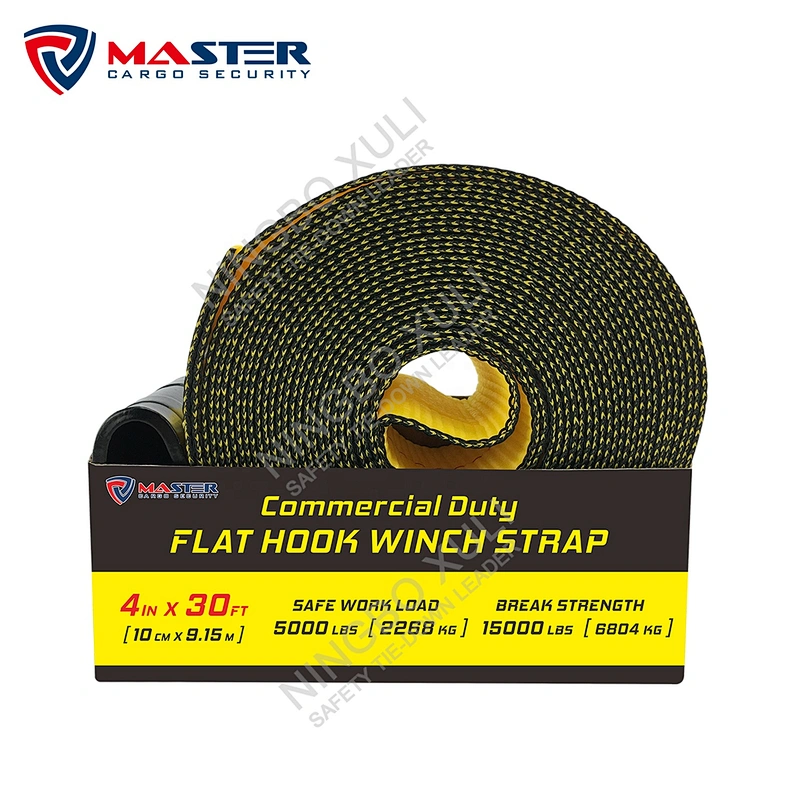 Xuli Winch Strap with Flat Hook