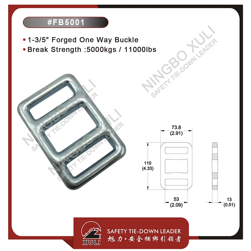 50mmx5000kgs Forged One Way Buckle