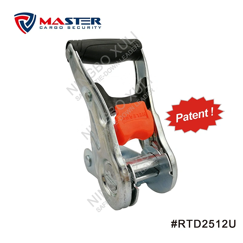 25mmx800kgs Patent Ratchet Buckle Cool Handle for Cargo Lashing RTD2512U