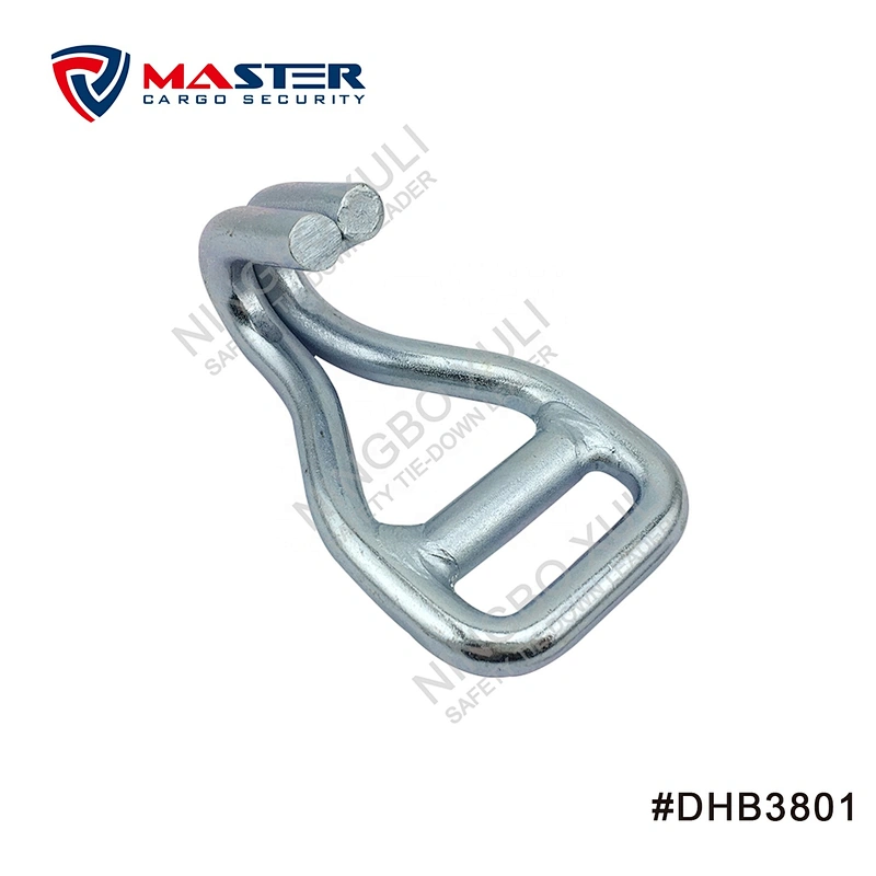 35mmx3000kgs Double J Hook with Bar for Cargo Lashing