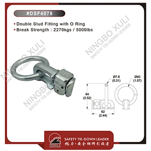 Double Stud Fitting with O Ring