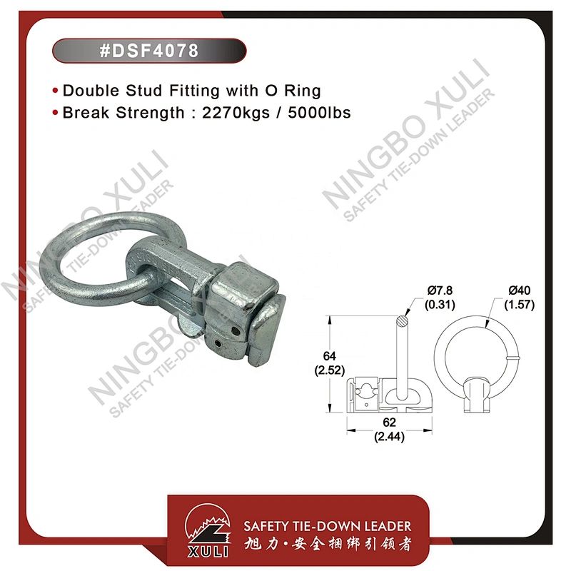 Double Stud Fitting with O Ring