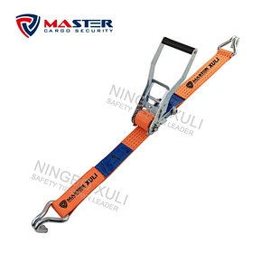 50mm x 5,000kgs 5Ton Extra Long Wide Handle Ratchet cargo Lashing belt