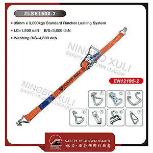 35mm x 3,000kgs Standard Ratchet Lashing System