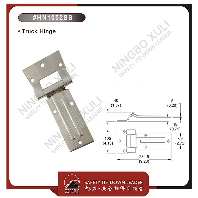 HN1002SS Stainless Steel Truck Hinge