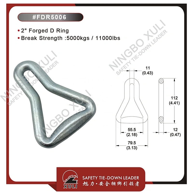 50mmx5000kgs Forged Ring for Cargo Lashing Accessory