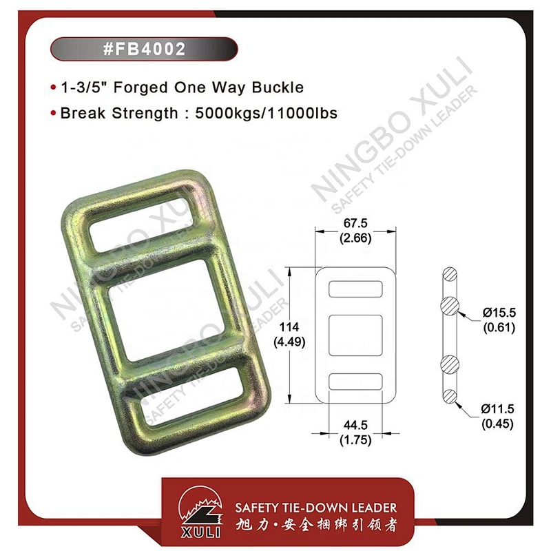 40mmx5000kgs Forged One Way Buckle