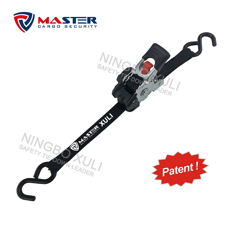 25mm x 1.8m BS 600kgs Retractable Ratchet tie down Lashing System