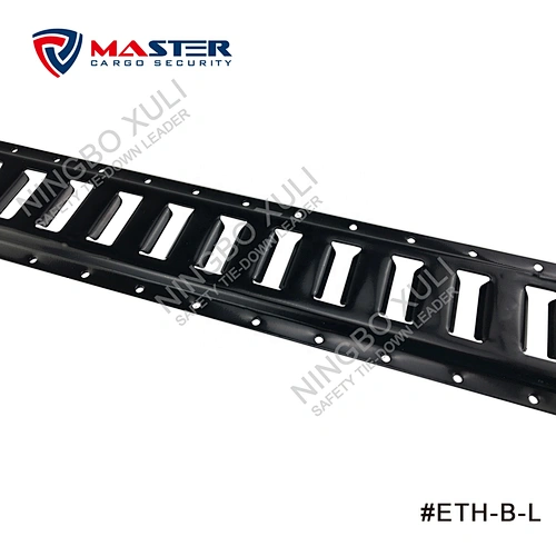 Horizontal E Track Black Powder Coating