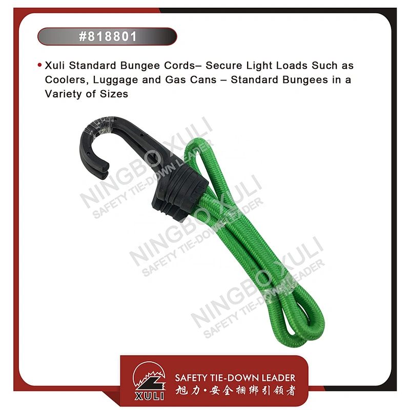 Xuli Standard Bungee Cords-Secure Light Loads Such as Coolers, Luggage and Gas Cans - Standard Bungees in a Variety of Sizes