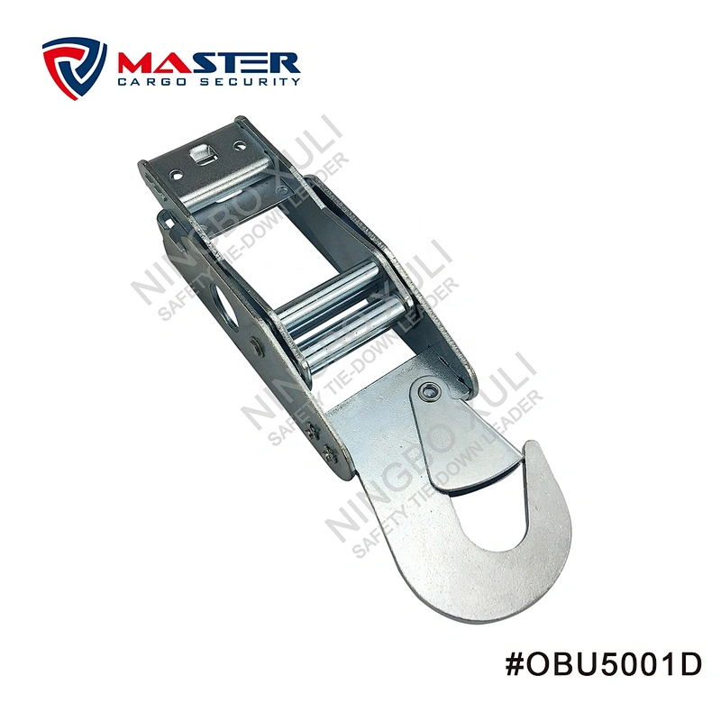45mmx2270kgs Overcenter Buckle with Snap Hook for Cargo Lashing