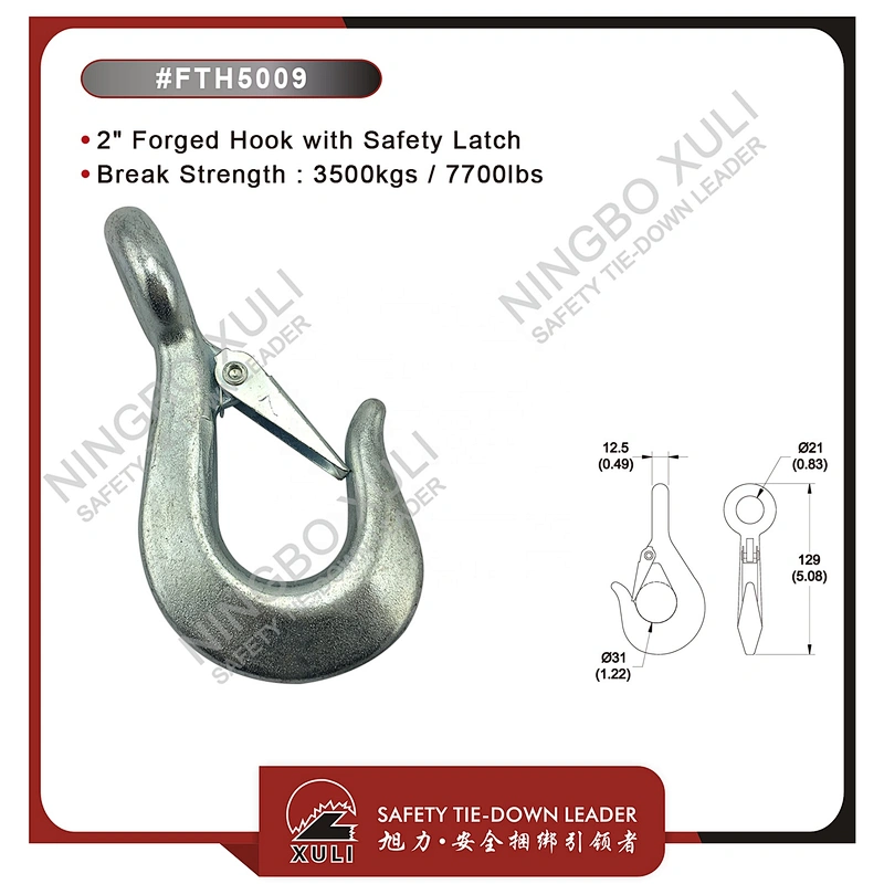 Forged Hook with Safety Latch
