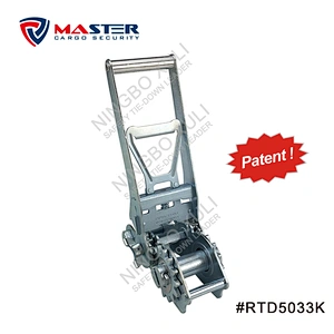 50mmx10000kgs Patent Super Power Ergo Ratchet Buckle Long Handle for Cargo Lashing RTD5033K