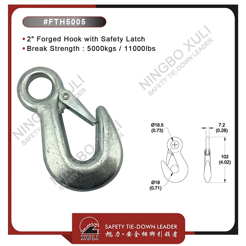 Forged Hook with Safety Latch