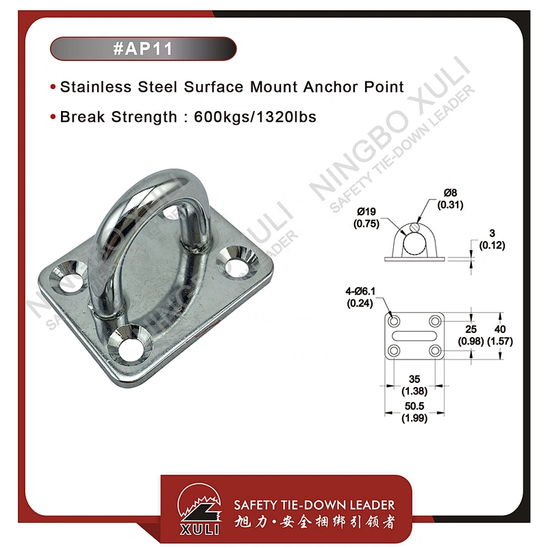 Stainless Steel Surface Mount Anchor Point