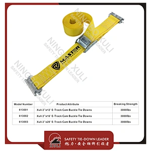 Xuli E-Track Cam Buckle Tie Downs
