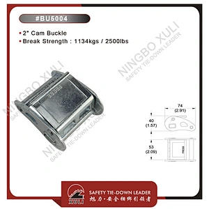50mmx1134kgs Cam Buckle for Cargo Lashing