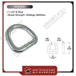 35mmx3000kgs D Ring for Cargo Lashing Accessory