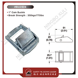 25mmx350kgs Cam Buckle for Cargo Lashing