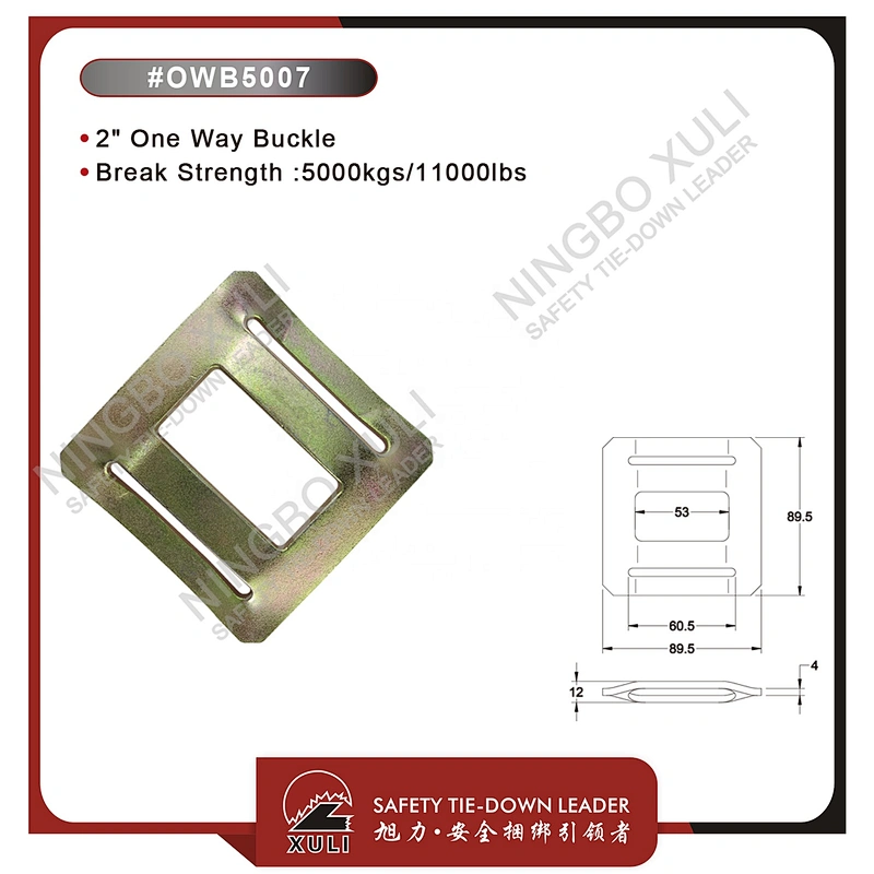 50mmx5000kgs One Way Buckle