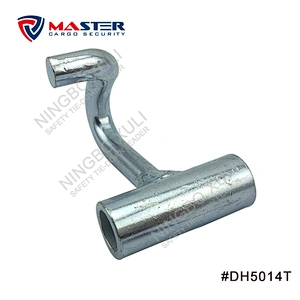 50mmx2270kgs Bent Finger Hook with Tube for Cargo Lashing