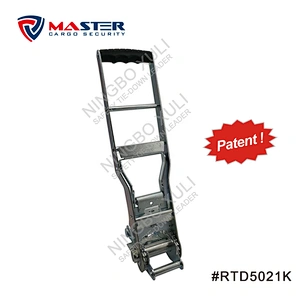 50mmx5000kgs Patent Ergo Ratchet Buckle Extra Super Long Handle for Cargo Lashing RTD5021K
