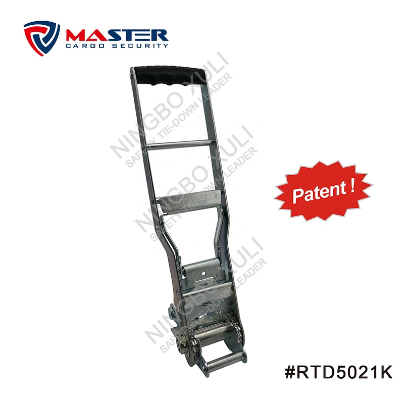 50mmx5000kgs Patent Ergo Ratchet Buckle Extra Super Long Handle for Cargo Lashing RTD5021K