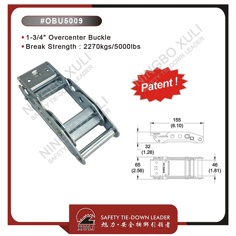 45mmx2270kgs Overcenter Buckle for Cargo Lashing