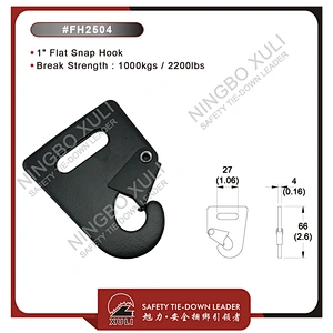 25mmx1000kgs Flat Snap Hook for Cargo Lashing
