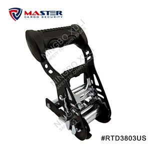 35mmx1500kgs Ratchet Buckle Soft Rubber Handle for Cargo Lashing