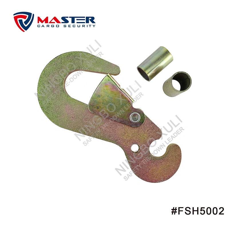 50mmx3000kgs Flat Snap Hook with Spacers for Cargo Lashing