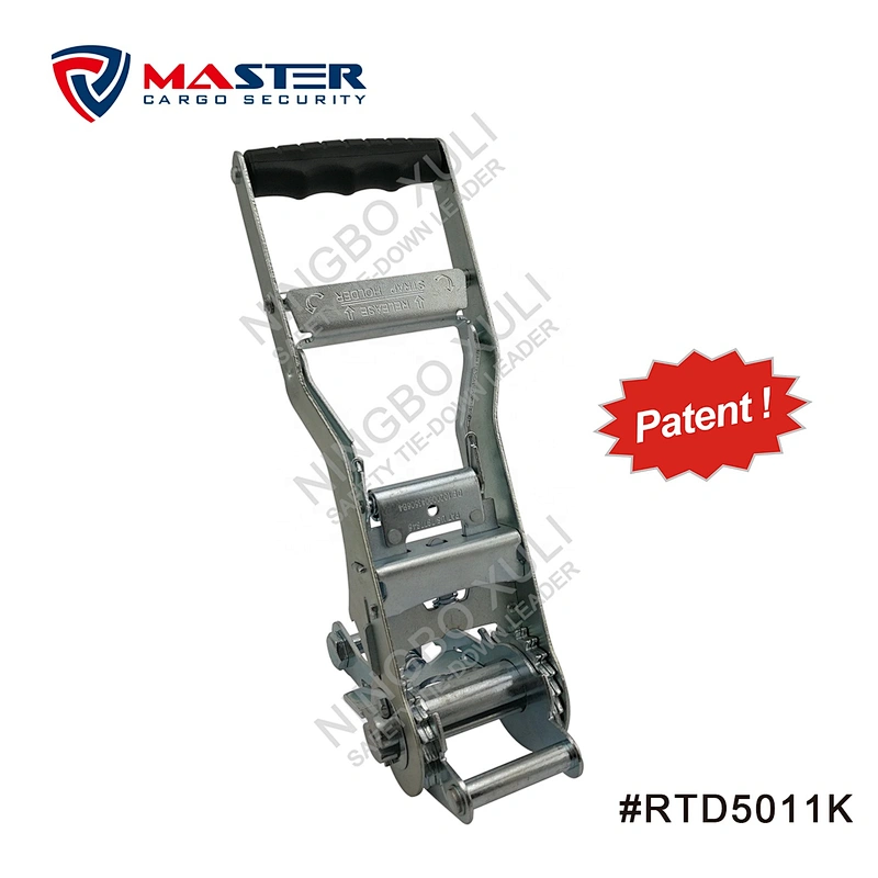 50mmx5000kgs Patent Strap-Holder Ergo Ratchet Buckle Long Handle for Cargo Lashing RTD5011K