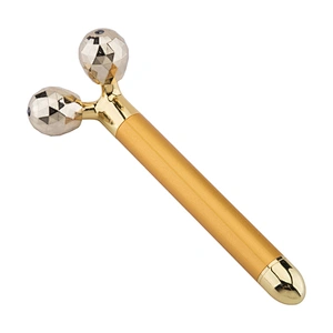 New design two 360 degrees rotation roller massager for face