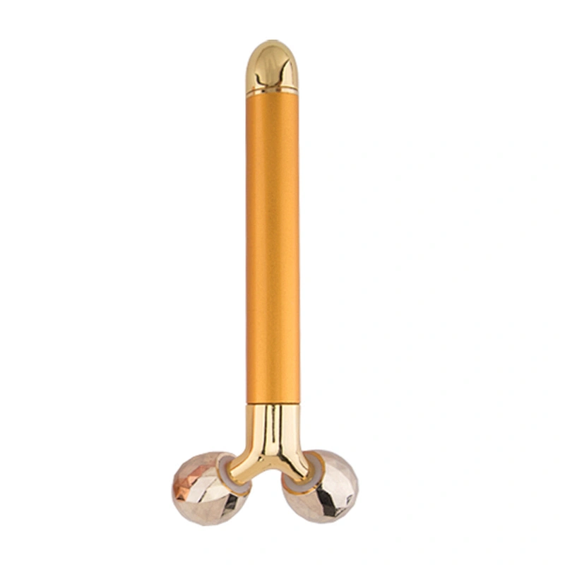 New design two 360 degrees rotation roller massager for face