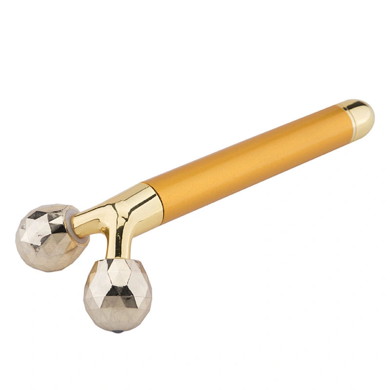 New design two 360 degrees rotation roller massager for face