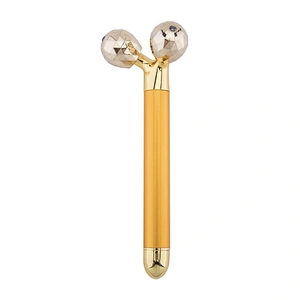 New design two 360 degrees rotation roller massager for face