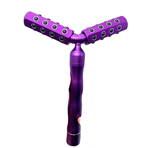 Hot sale vibration Y shape slimming face roller body massager 3D neck massager