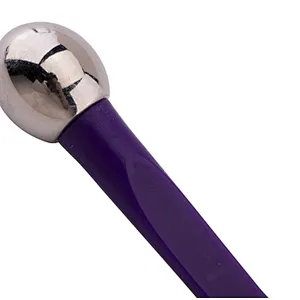New Mini Metal Eye Cream Stick Plastic ABS Handle with Metal Ball Spatula Facial Massage Spoon