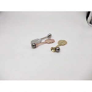 New design mini metal eye care massager facial roller massager tool 3D metal massager